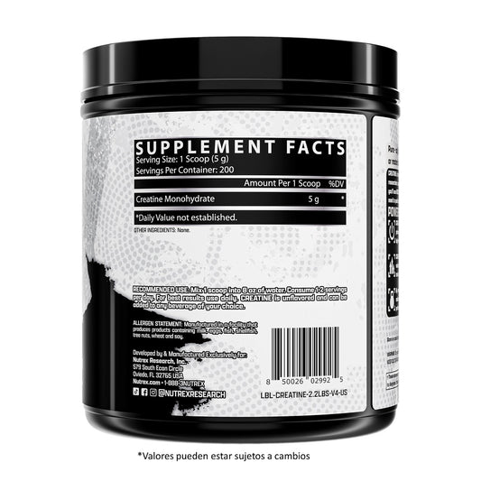 NUTREX CREATINA 1000 GR