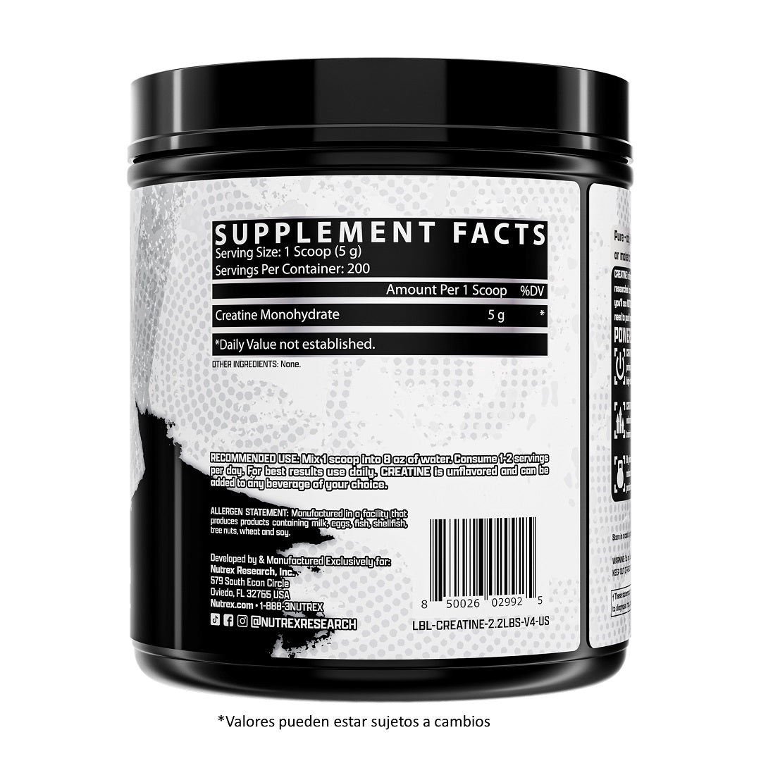 NUTREX CREATINA 1000 GR