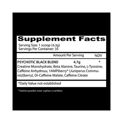PSYCHOTIC BLACK 35 SERV.